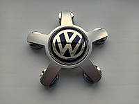 Заглушки на диски Audi "звезда" Светло Серая 135/57/13 мм. с логотипом Volkswagen