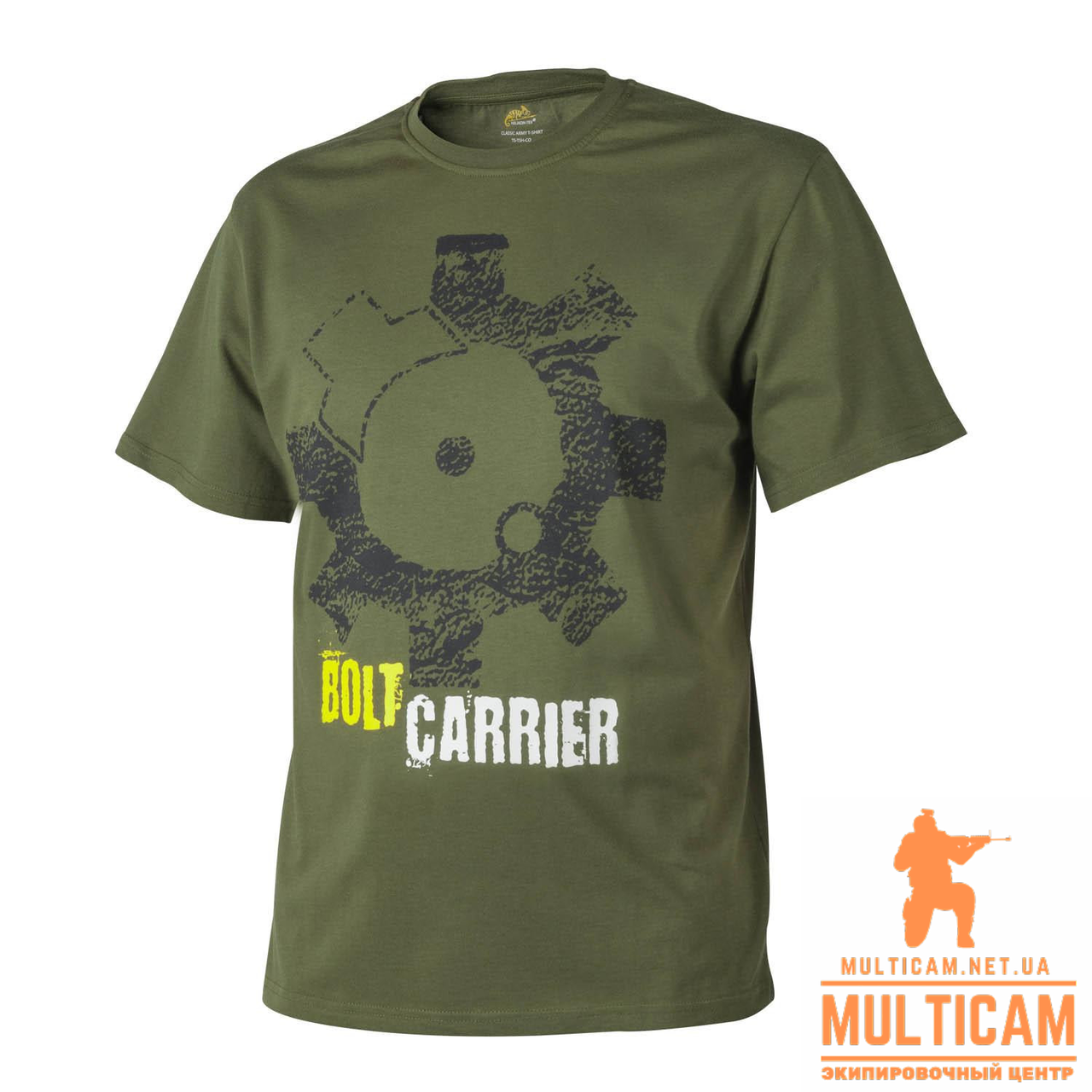 Футболка Helikon-Tex® T-Shirt (Bolt Carrier) - Cotton - U. S. Green, фото 1