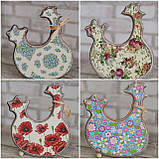 Доска декор кухонна, з однією робочою стороною, бук, промаслена, h-25 см, фото 9