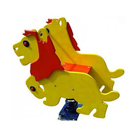 Качалка-балансир для дитячого майданчика Лев