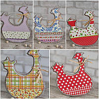 Доска декор кухонна, з однією робочою стороною, декоративна, бук, промаслена, выс. 25 см.