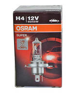 Автомобильная лампа OSRAM super H4 +30% 12V 55W 64193SUP