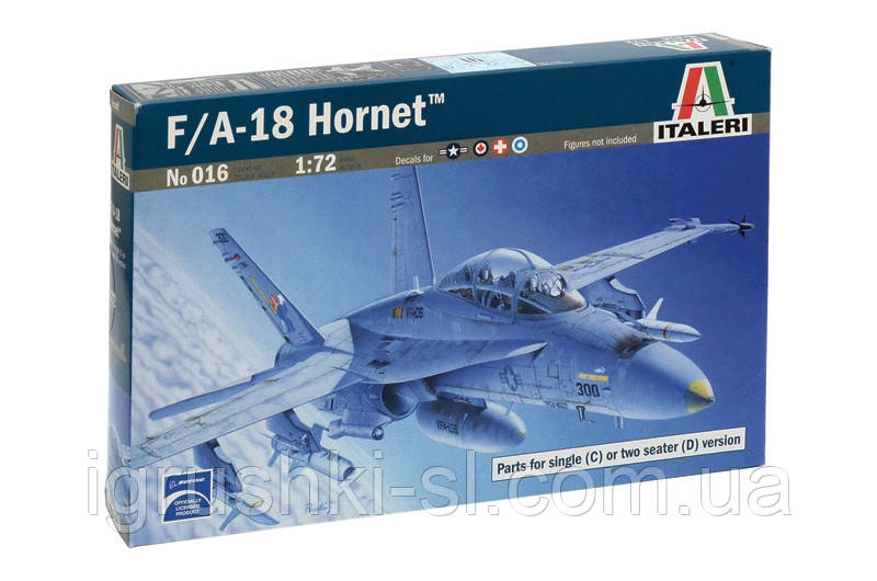 Збірна модель Italeri (1:72) F/A18 Wild Weasel C/D