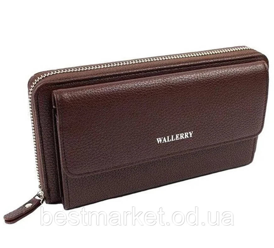 Чоловічий Гаманець Клатч Wallery XY — 5515 Коричневий