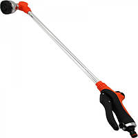 Душ для поливання 8 функціональний з алюмінієвою трубкою 90 см Standart Aquapulse