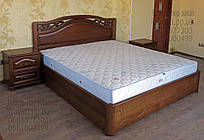 Ліжко дерев'яне двоспальне з ящиками "Марго" kr.mg6.2