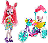 Enchantimals набір Кролик Брі на велосипеді, фото 2