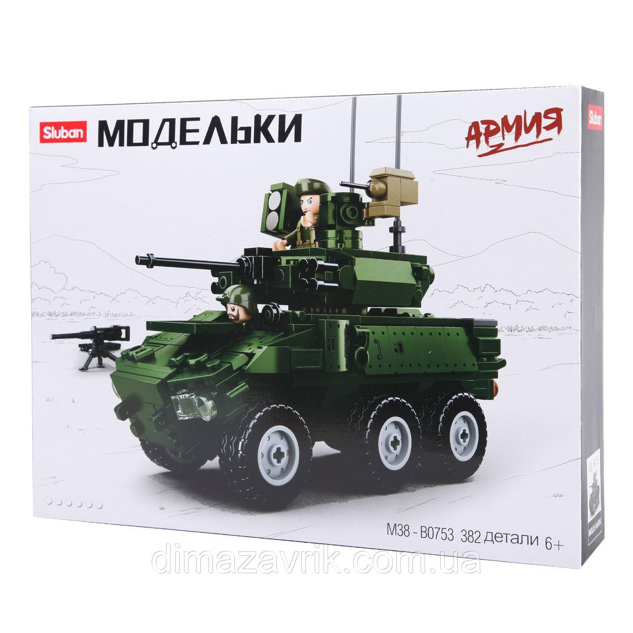 Конструктор Sluban m38-b0753 "Воєна техніка БМП" 382 деталі