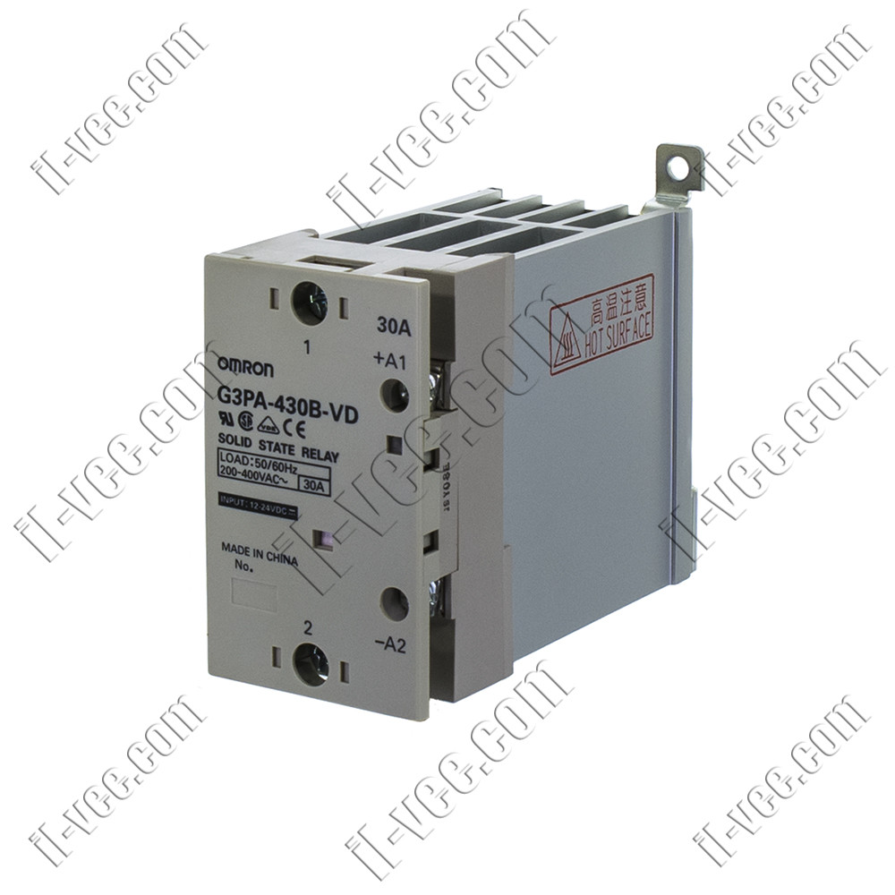 Реле твердотільне Omron G3PA-430B-VD, 12-24VDC, 30A/480VAC