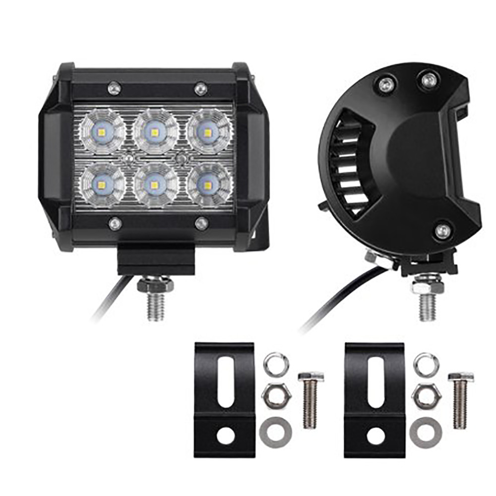 Автофара LED (протитуманка) (6 LED) 6000К 1500л 5D-18W фара на дах