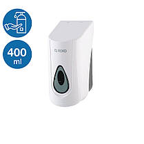 Дозатор для дезінфікуючих засобів 400 ml Rixo Maggio DS168W диспенсер для антисептика, фото 3