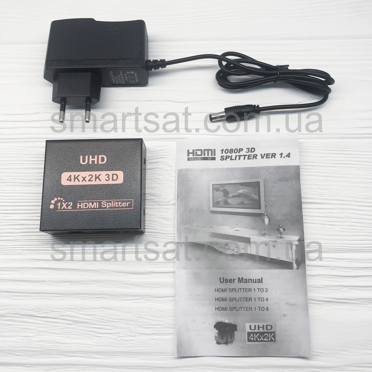 Hdmi сплиттер (splitter,разветвитель) 1-вход 2-выхода: продажа, цена в ...
