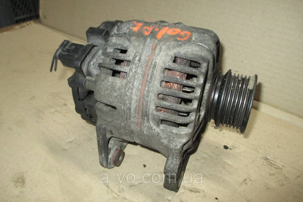 Генератор для Volkswagen Golf 4 Bora Lupo Audi A3 Skoda Octavia Seat Toledo 1.4 1.6 1.6 1.8 037903025E, фото 1