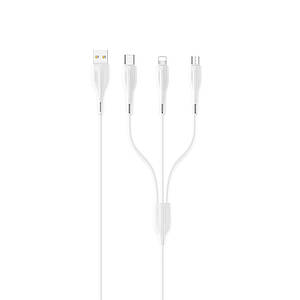 Дата кабель Usams US-SJ374 U38 3IN1 Charging Cable 1m.