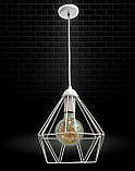 Світильник підвісний у стилі лофт MSK Electric Sierra NL 0537 W, фото 2