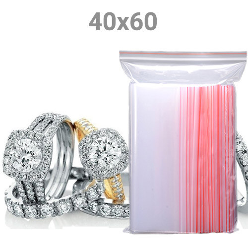 Зіп пакети Zip-Lock / пакет з замком - 40х60 мм, 100шт