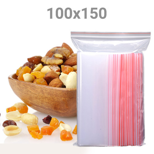 Зіп пакети Zip-Lock / пакет з замком - 100х150 мм, 100шт