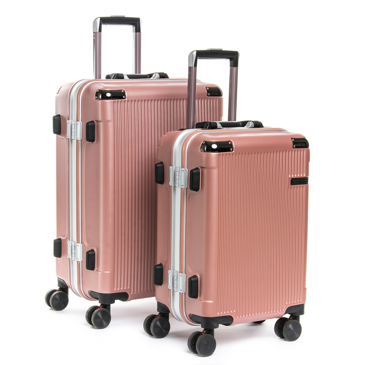 Дорожня Валіза 2/1 ABS-пластик 04 pink замок