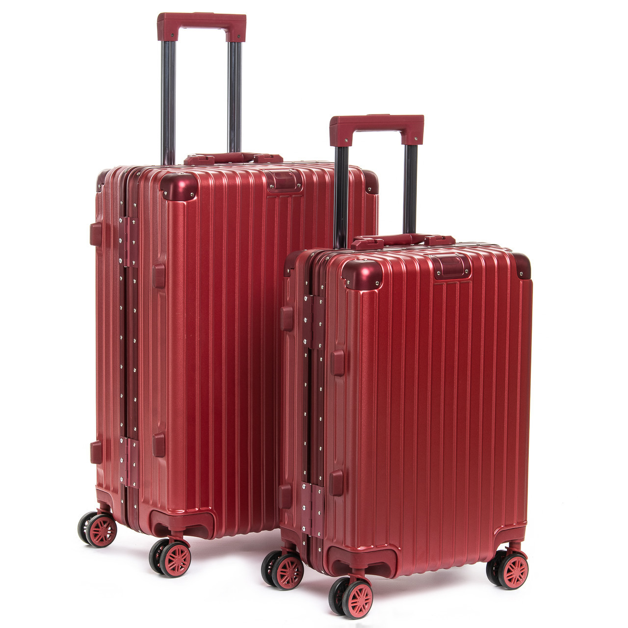 Дорожная Чемодан 2/1 ABS-пластик 06 wine-red замок