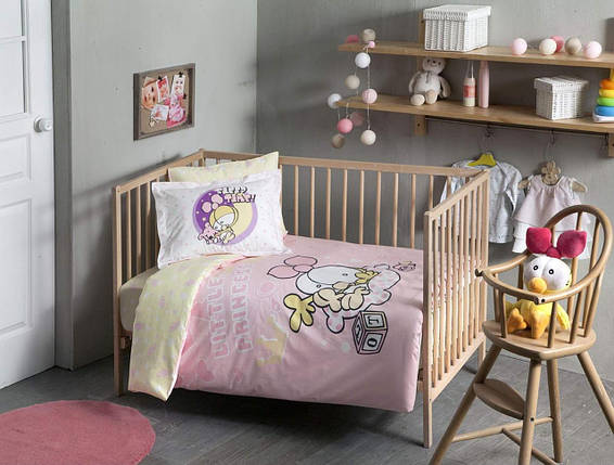 Дитяча постільна білизна в ліжечко TAC Little Princess для новонароджених, фото 1