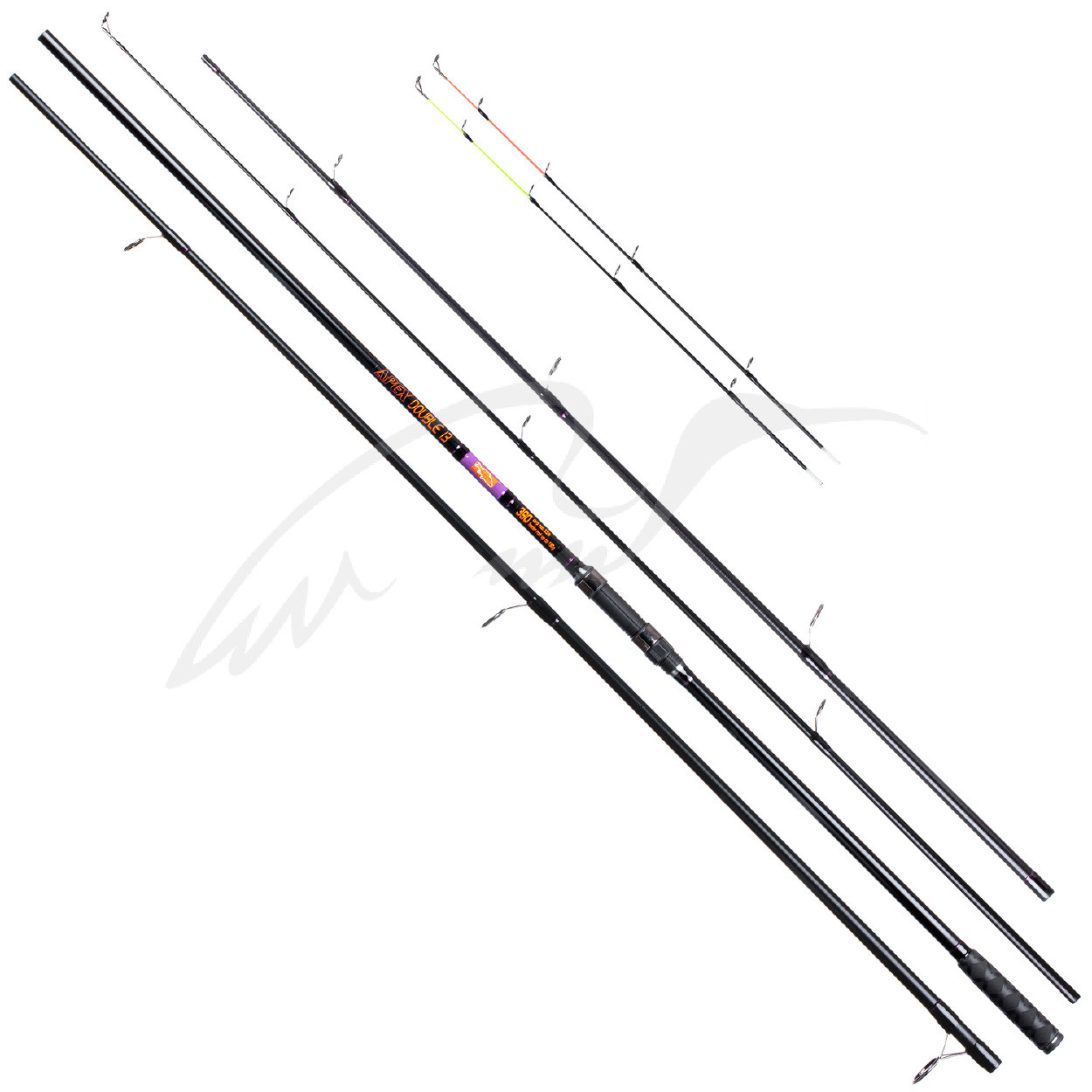 Фідерне вудилище Brain Apex Double 3.3 m 3.25 lbs/max 130g (1858.40.72)