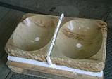 Рукомийник із натурального каменю, кам'яні раковини, змійки накладні для кафе та ресторанів, фото 9