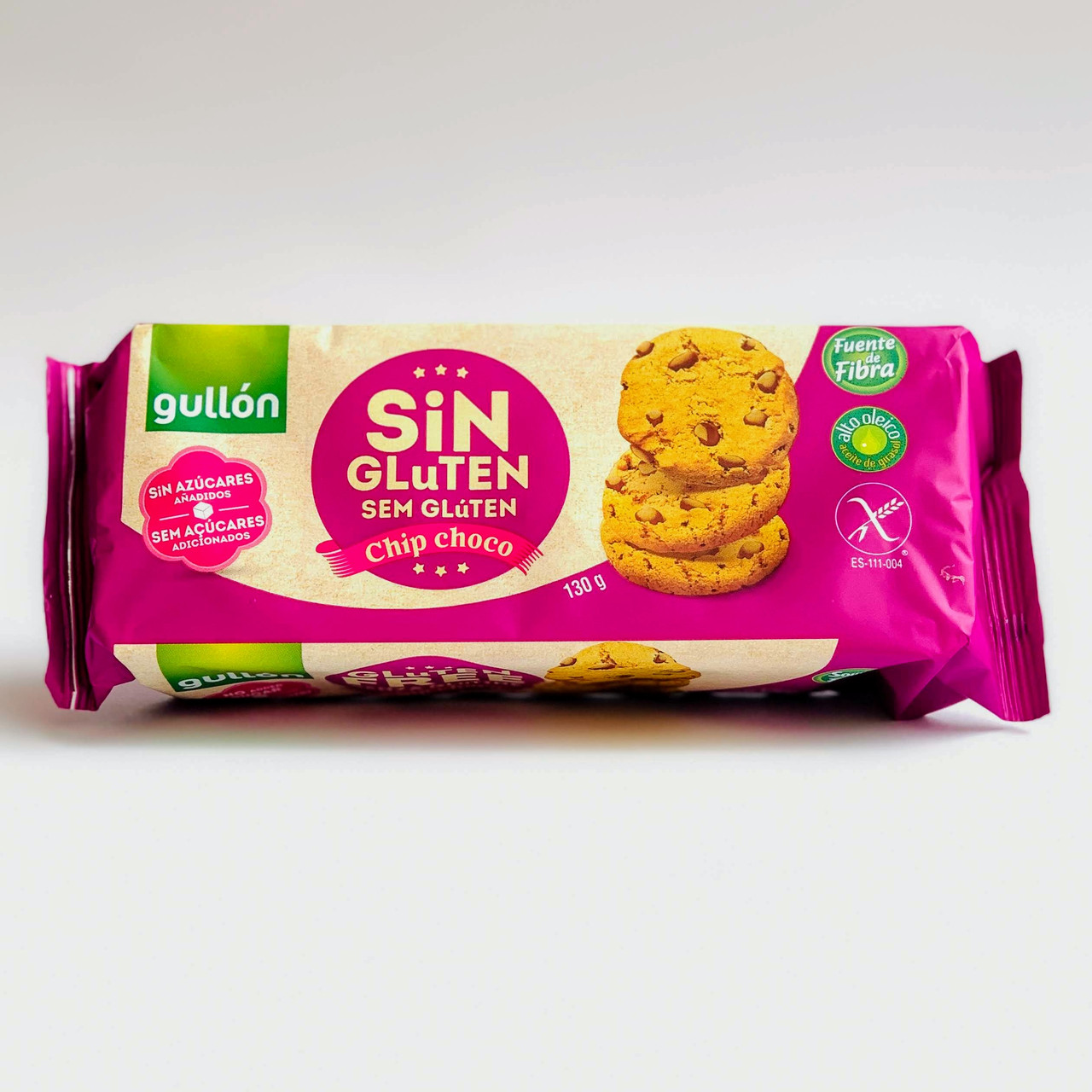 Печиво без глютену і цукру з шоколадом Gullon «Chip Choco», 130 г