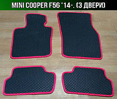 ЕВА коврики на Mini Cooper F56 '14-. EVA ковры Мини Купер Ф56