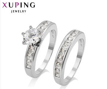 Кольца Женские фирмы Xuping Jewelry серебро кольца для помолвки, обручальные, коктейльные и другие 