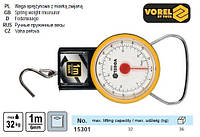Весы ручные Польша подвесные пружинные до 32 кг рулетка 1 м циферблат VOREL-15301