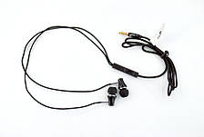 Навушники дротові 4you VIRGO (тканинний шнур) black, фото 3