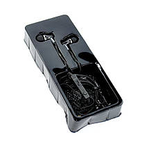 Навушники дротові 4you VIRGO (тканинний шнур) black, фото 2