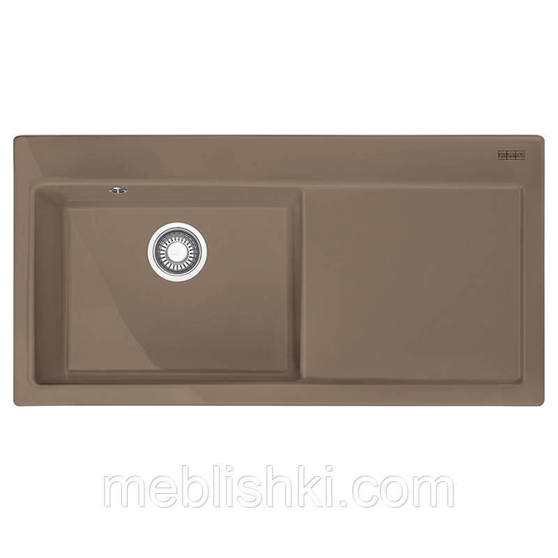 Мийка кераміка Fraceram MTK 611-100 капучино права Franke (124.0335.862), фото 1