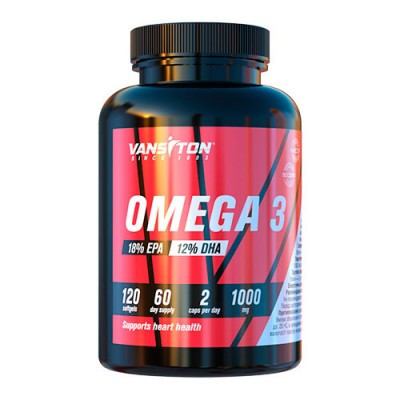 Поліненасичені жирні кислоти Omega-3 (120 капс.) Vansiton, фото 1