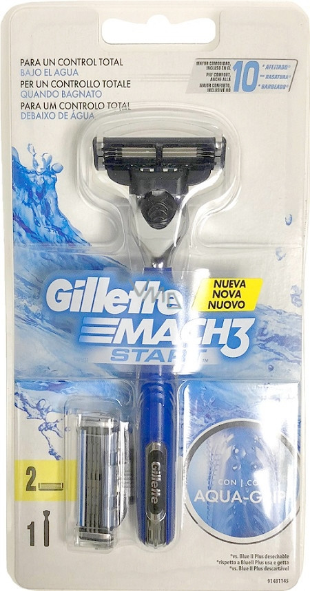 Бритва Gillette Mach3 Start 2 картриджа Original 01250