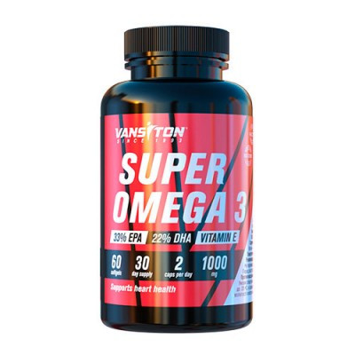 Поліненасичені жирні кислоти Super Omega-3 (60 капс.) Vansiton