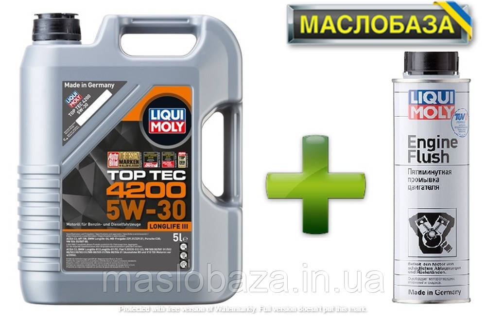Синтетичне моторне масло - Top Tec 4200 SAE 5W-30 5 л. DPF TDI