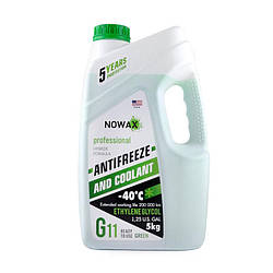 Антифриз Nowax Green G11 -40 °C зелений 5 кг