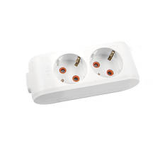 Колодка VIKO 2 гнізда з заземленням