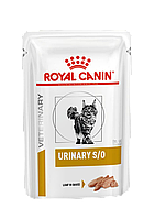 Royal Canin Urinary S/O CAT 85гр кусочки в соусе курицей-диета при заболевании мочевыделительной системы
