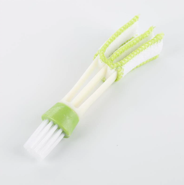 Універсальна щітка для чищення жалюзі! Двостороння щітка для видалення пилу і сміття з вікон!