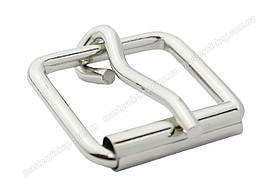 Пряжка собача металева 25 мм колір нікель