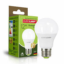 LED Лампа EUROLAMP EKO A60 12W E27 3000K