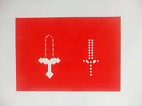 3D форми-вирубки для пряників "Майнкрафт. Меч 4"