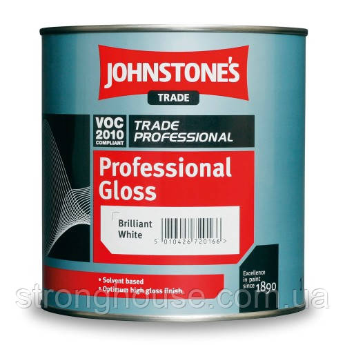 Johnstone's Professional Gloss 2,5 л Професійна глянсова фарба Джонстоун Профешенал Глос