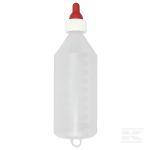 Пластикова пляшечка із соскою для годування телят, ягнят (1 літр)