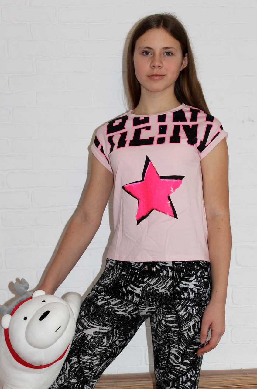 Футболка для дівчинки підлітка "Тренд", фото 1