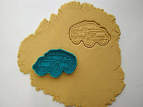 3D формочки-вирубки для пряників "Військова машина"