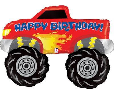 BT 40" Monster Truck Happy Birthday Balloon Монстер Трак З Днем Народження, у УП