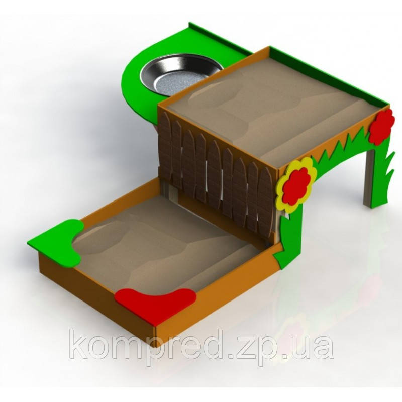 Пісочниця для дітей дворівнева, фото 1